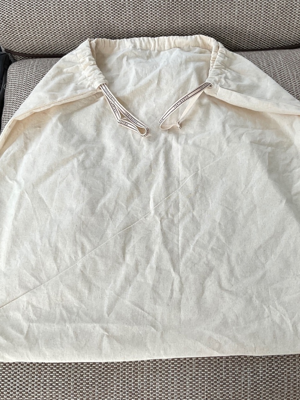 Tory Burch canvas bag,cream color